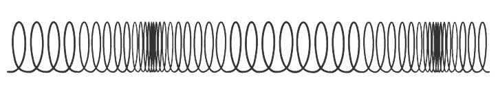 An image of a longitudinal wave